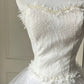 Charming Homecoming Dress Sweetheart Pearl Tulle Hi-Lo Back to School Outfits Party Dress  D6453