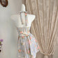 New Homecoming Dress Halter Pleated Back to School Outfits Party Dress D6913