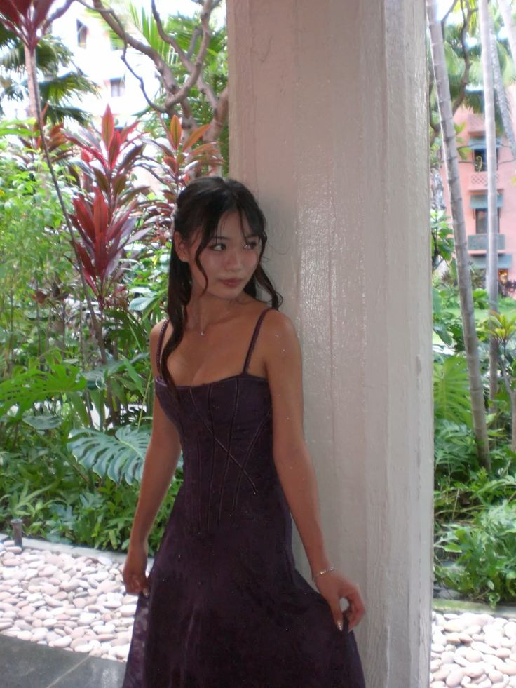 Dark Purple Spaghetti Straps A-Line Long Formal Prom Dress Evening Dress, D931