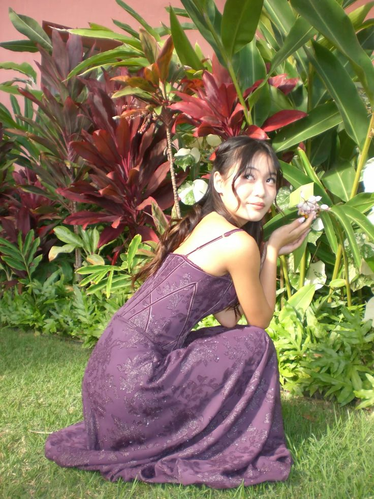 Dark Purple Spaghetti Straps A-Line Long Formal Prom Dress Evening Dress, D931