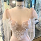 Sweet Homecoming Dress V Neck Applique Tulle Dress Back to School Outfits Party Dress  D6385