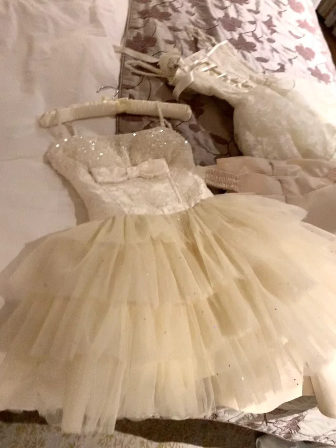 New Homecoming Dress Sweetheart Tulle Bowknot Dress Back to School Outfits Party Dress  D6398