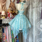 New Homecoming Dress Halter Tulle Rinestone Prom Dress Back to School Outfits Party Dress  D6174
