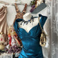 Elegant Homecoming Dress Portrait Pleated Hugging Prom Dress Back to School Outfits Party Dress  D6176