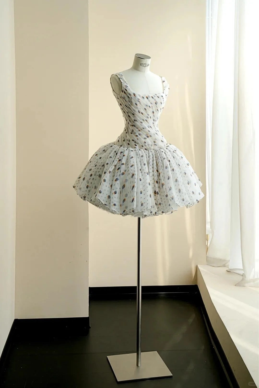 New Homecoming Dress Square Tulle Back to School Outfits Party Dress  D6489