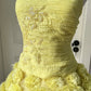 New Homecoming Dress Sweetheart Flower Pleated Back to School Outfits Party Dress  D6468