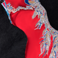 Gorgeous Shiny Red Beaded Sequined Embroidery Design Mermaid Prom Dress Evening Dress D1692