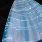 Vintage Sparkling Blue Sequin Sweetheart A-Line Design Tulle Evening Dress Prom Dresses D1635