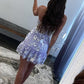 New Homecoming Dress Strapless Sequins Applique Back to School Outfits Party Dress D6873