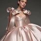 Beautiful Homecoming Dress Sweetheart Bowknot Pleated Back to School Outfits Party Dress D7170