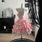 New Homecoming Dress Strapless Rinestone Bowknot Tulle Cascade Pleated Back to School Outfits Party Dress Birthday Dress  D7648