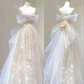 Pretty Sweetheart A-Line Tulle Lace Long Formal Party Dress MD7444