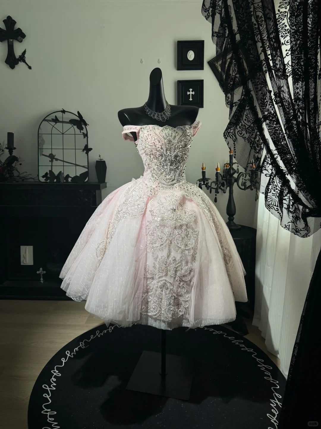 New Homecoming Dress Off the Shoulder Lace Soutache Tulle Bead Sequins Back to School Outfits Party Dress Birthday Dress D7637