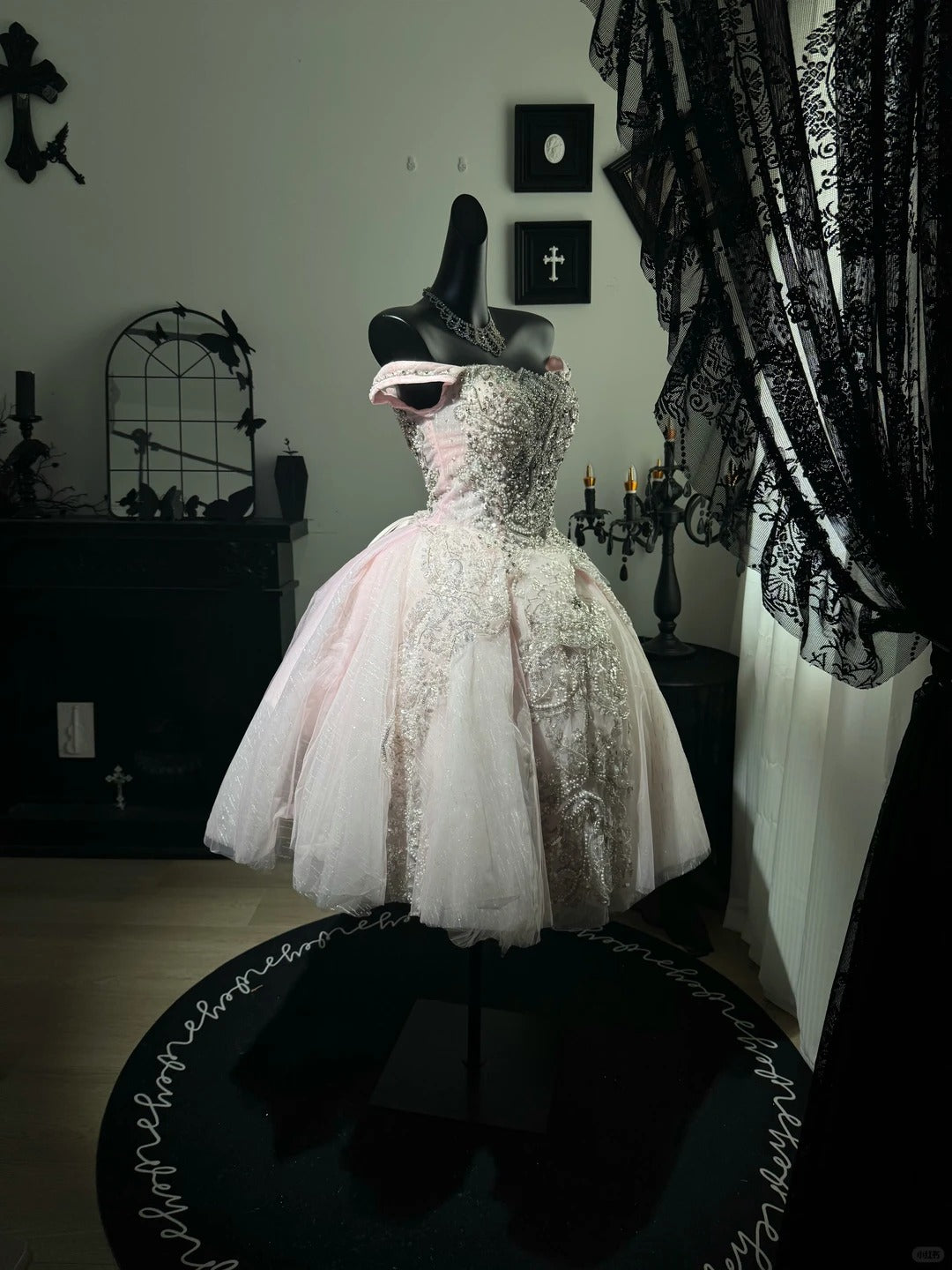 New Homecoming Dress Off the Shoulder Lace Soutache Tulle Bead Sequins Back to School Outfits Party Dress Birthday Dress D7637