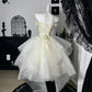New Homecoming Dress Off the Shoulder Tulle Sequins Lace Hi-Lo Cascade Applique Back to School Outfits Party Dress Birthday Dress Wedding Dress D7670