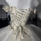 New Homecoming Dress Off the Shoulder Tulle Sequins Lace Hi-Lo Cascade Applique Back to School Outfits Party Dress Birthday Dress Wedding Dress D7670
