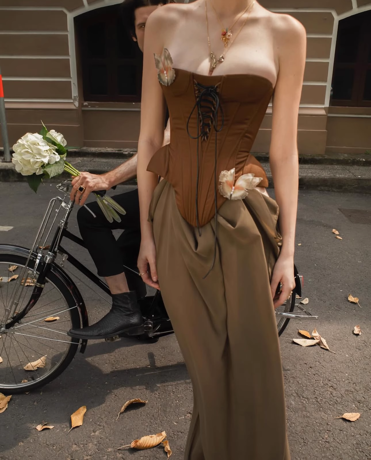 Fashion Strapless Patchwork Butterflies Design A-line Women Party Dress, D1408