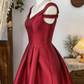 Beauty Homecoming Dress Off the Shoulder Pleated Back to School Outfits Party Dress  D6536