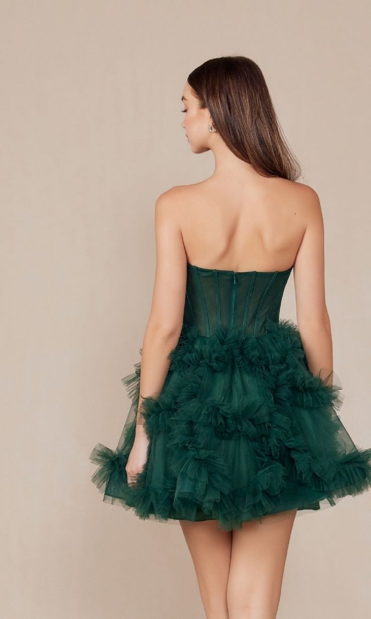 Fashionable Homecoming Dress Sweetheart A-Line Tulle Cascade Back to School Outfits Party Dress D7850