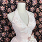 Fashionable Homecoming Dress Halter Lace Applique Prom Dress Back to School Outfits Party Dress  D6126
