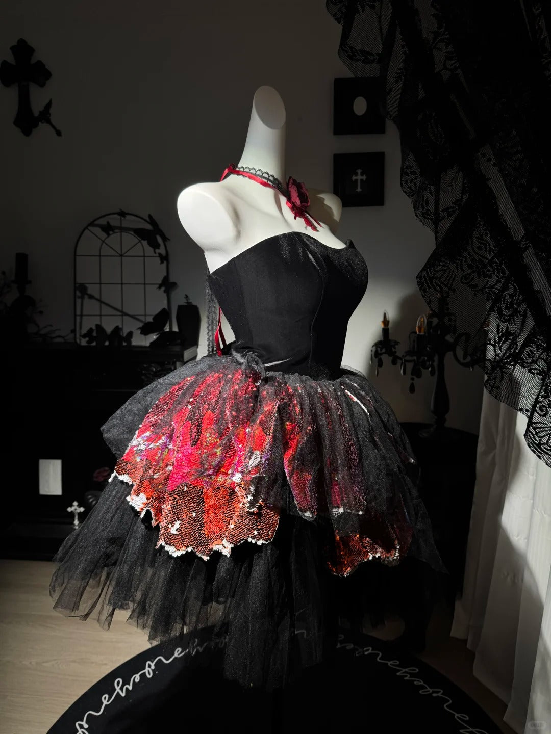 New Homecoming Dress Sweetheart Tulle Sequins Cascade Back to School Outfits Party Dress Birthday Dress D7550