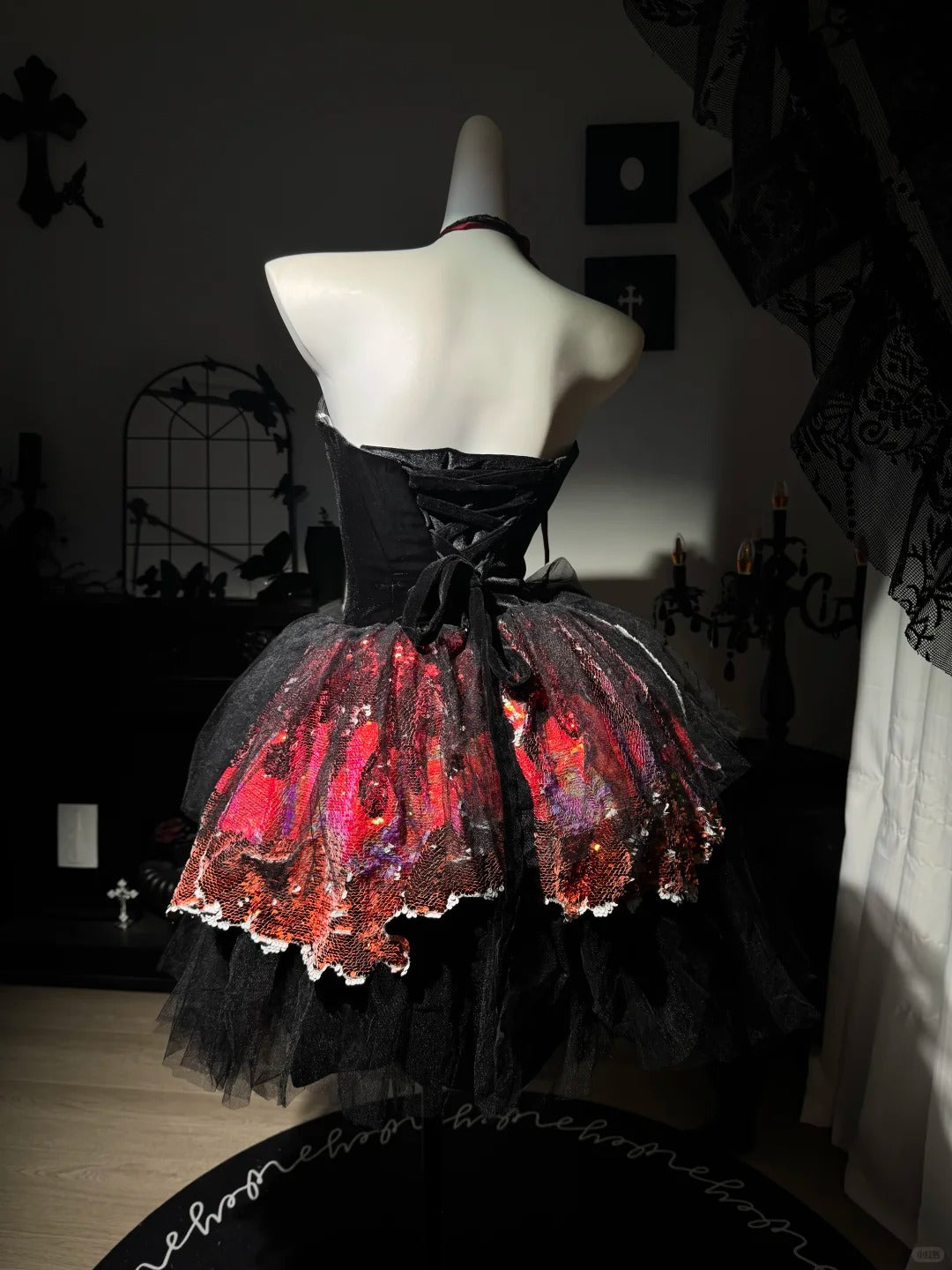 New Homecoming Dress Sweetheart Tulle Sequins Cascade Back to School Outfits Party Dress Birthday Dress D7550