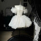 New Homecoming Dress Off the Shoulder Tulle Sequins Bead Flower Applique Pearl Rinestone Ball Gown Back to School Outfits Party Dress Birthday Dress Wedding Dress D7549