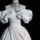 Stunning White Off Shoulder A-Line Satin Wedding Dress Birthday Gown MD7605
