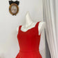 New Homecoming Dress V Neck Pleated Back to School Outfits Party Dress D6948