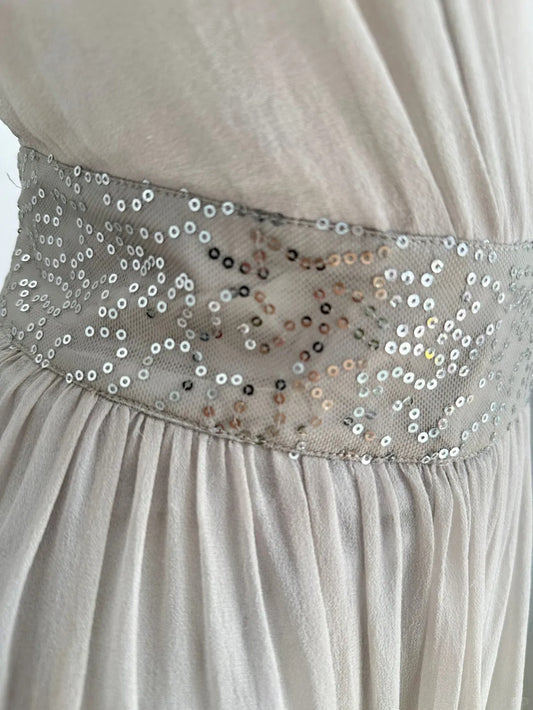 New Homecoming Dress V Neck Sequins Pleated Tulle Back to School Outfits Party Dress D6942