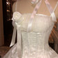 New Homecoming Dress Spaghetti Strap Flower Lace Dress Back to School Outfits Party Dress  D6399