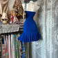 Elegant Homecoming Dress Strapless Pleated Flouncing Prom Dress Back to School Outfits Party Dress  D6177