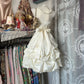 Elegant Homecoming Dress Strapless Flower Bowknot  Cascade Prom Dress Back to School Outfits Party Dress  D6187