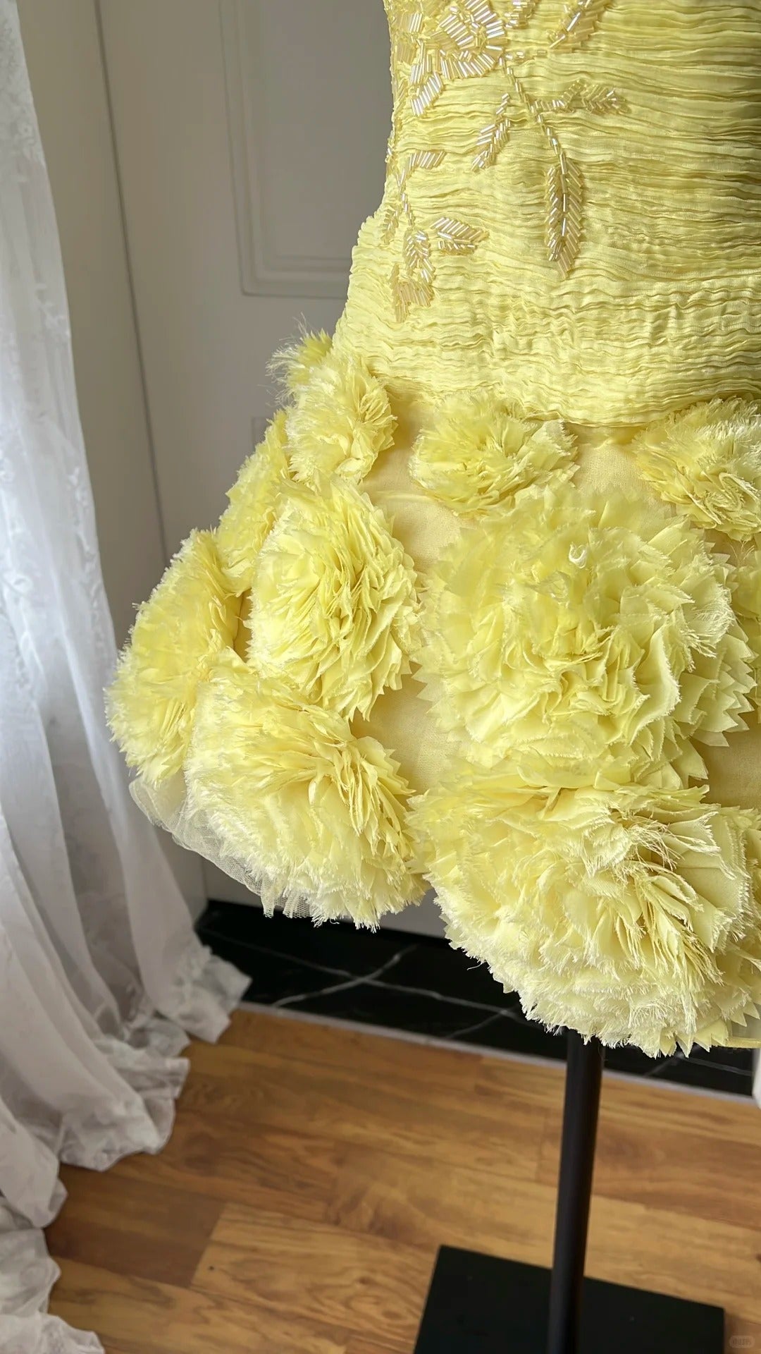 New Homecoming Dress Sweetheart Flower Pleated Back to School Outfits Party Dress  D6468