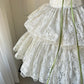Elegant Homecoming Dress Strapless Lace Cascade Back to School Outfits Party Dress  D6481