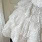 Elegant Homecoming Dress Strapless Flower Cascade Back to School Outfits Party Dress  D6471