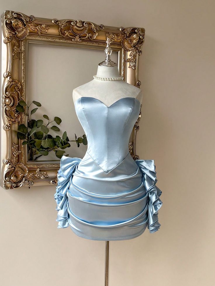 Stunning Homecoming Dress Sweetheart Pleated Back to School Outfits Party Dress D7917