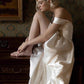 Elegant Wedding Dress White Off the Shoulder Pleated Hi-Lo Wedding Dress Prom Dress D7230