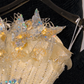 Gorgeous Shiny Yellow Sequin Beaded 3D Butterflies A-Line Floor-length Evening Dress Prom Dresses D1665