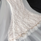 Elegant Ivory Applique Design Mermaid Wedding Dress Prom Dress Evening Dress D1685