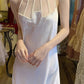 Sexy Prom Dress White Crew Neck Backless Gala Dress Birthday Party Dress Evening Dress  D4574