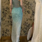 Glänzendes Ballkleid mit herzförmigem Pailletten-Meerjungfrauen-Abendkleid, Galakleid, Geburtstagspartykleid, D3415