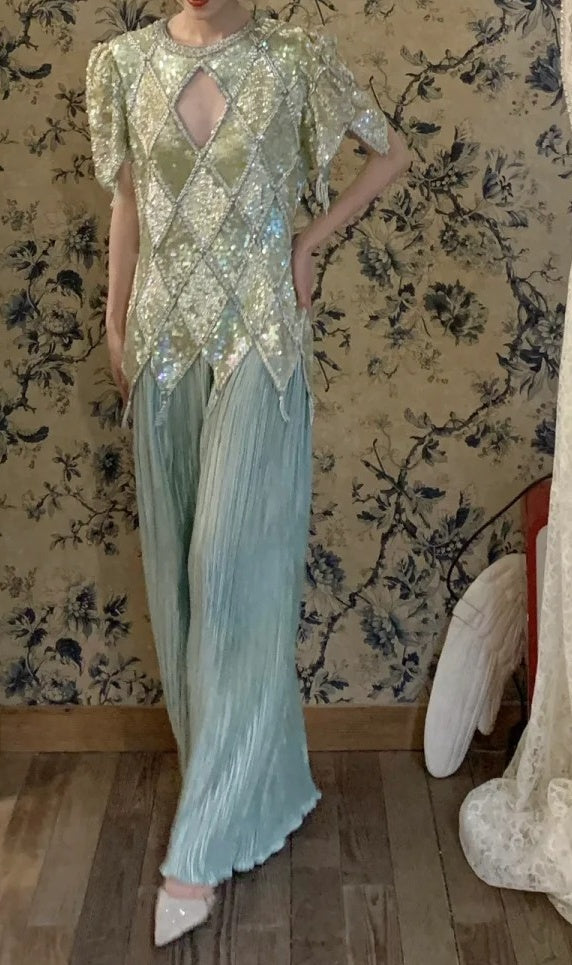 New Arrival Prom Dress Crew Neck Pleated Gala Dress Birthday Party Dress Evening Dress  D4579