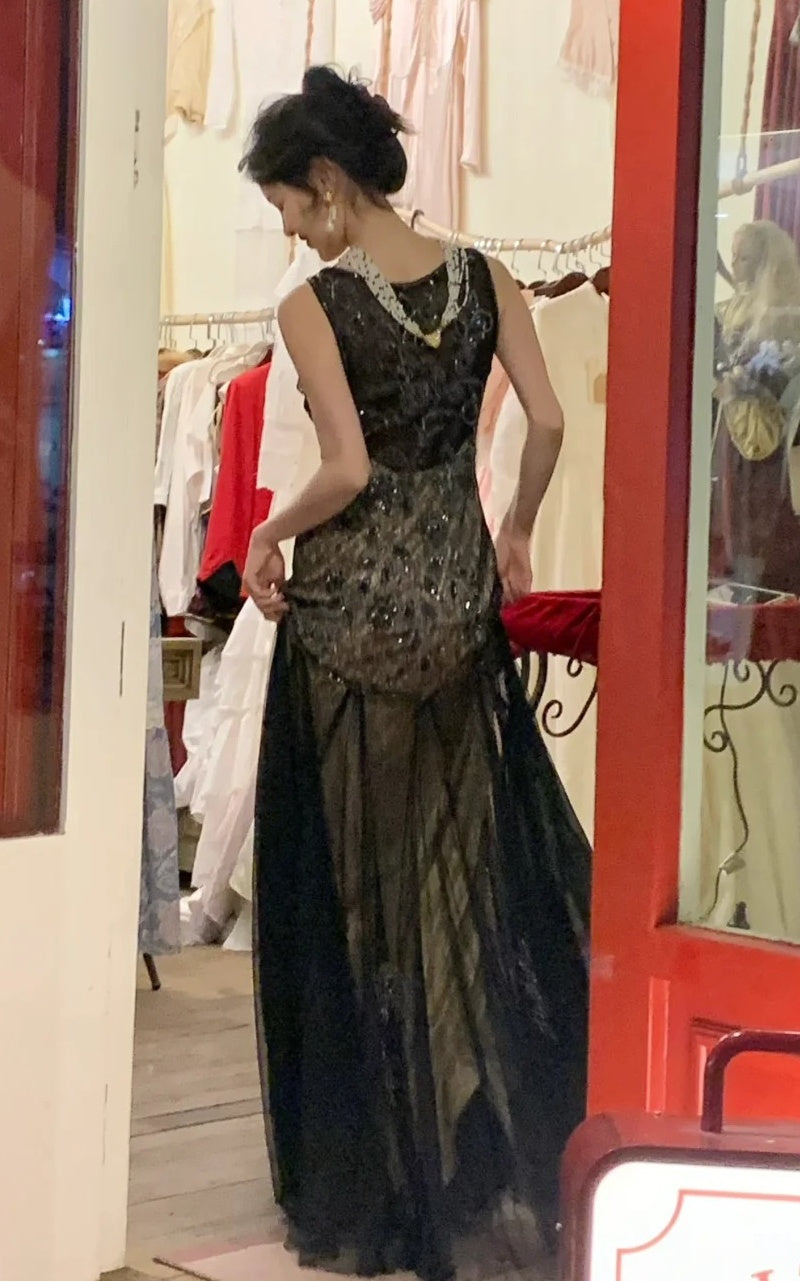 Robe de bal brillante à paillettes et col en cœur, robe de soirée sirène, robe de gala, robe de fête d'anniversaire, D3415