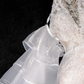 Elegant Ivory Applique Design Mermaid Wedding Dress Prom Dress Evening Dress D1685