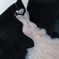 Shiny Beaded White Sweetheart Tulle Sequin Design Elegant Mermaid Floor-length Wedding Dress D1662