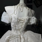 New Homecoming Dress Off the Shoulder Tulle Sequins Bead Applique Hi-Lo Pearl Rinestone Ball Gown Back to School Outfits Party Dress Birthday Dress Wedding Dress D7552