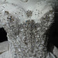 New Homecoming Dress Off the Shoulder Tulle Sequins Bead Applique Hi-Lo Pearl Rinestone Ball Gown Back to School Outfits Party Dress Birthday Dress Wedding Dress D7552