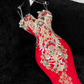 Retro Sparkling Beaded Sequin Mermaid Design Exquisite Embroidery Wedding Outfit Evening Dress Prom Dresses D1640