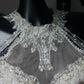 New Homecoming Dress Halter Cascade Lace Tulle Bead Sequins Back to School Outfits Party Dress Birthday Dress D7576